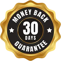 30-day money-back guarantee badge